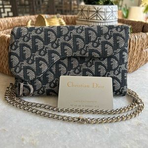 DIOR Oblique Saddle Wallet